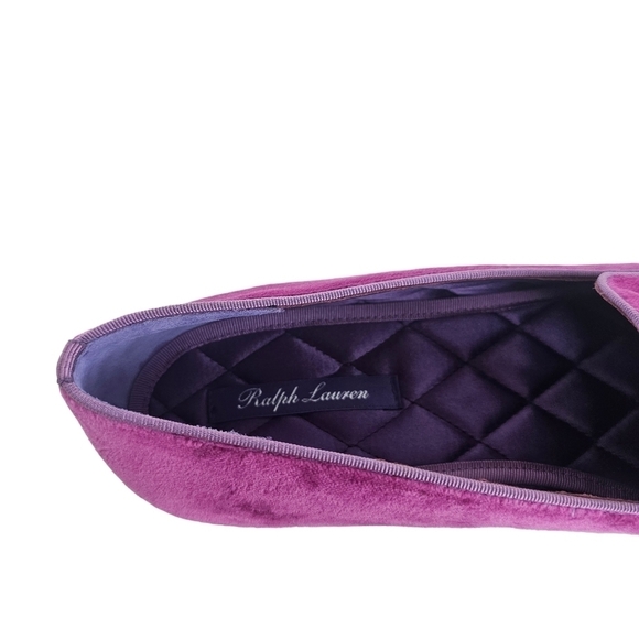 Ralph Lauren Collection Alonzo Velvet Loafer (Single Shoe) - ONLY ONE SHOE - Picture 6 of 9